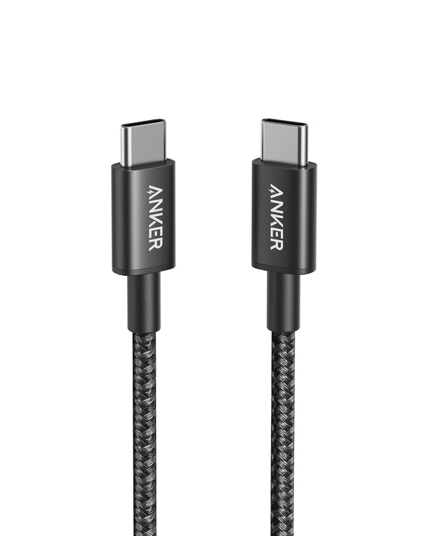 Anker Nylon Cable 322 USB-C to USB-C - 3.3ft - 60W - Black |