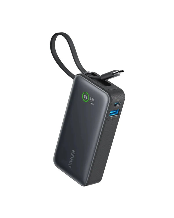 Anker Nano Power Bank With Built-In USB-C 10,000mAh 30W - Black