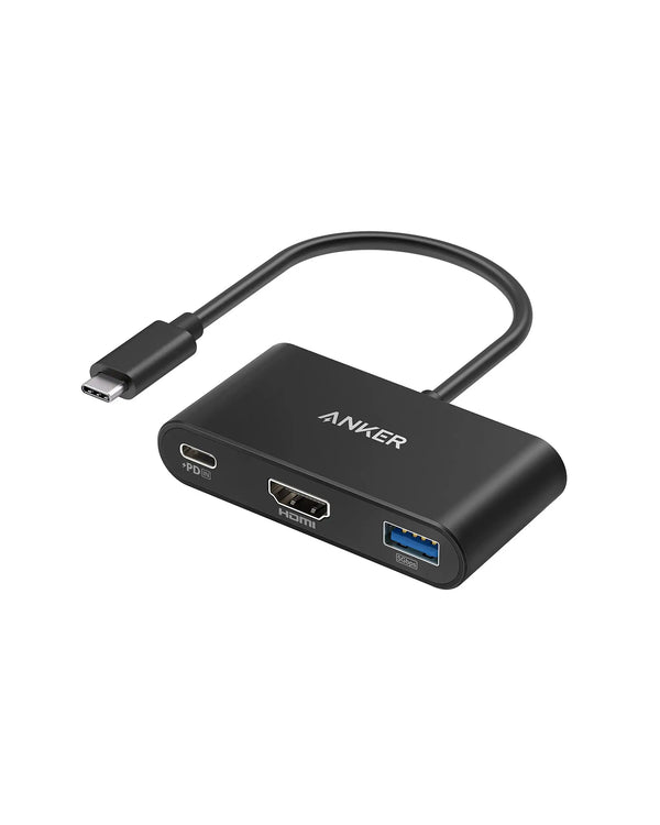 Anker PowerExpand 3-in-1 USB-C PD Hub Gray