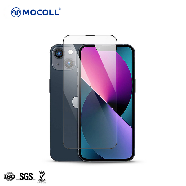 MOCOLL 2.5D Full Cover Matte for iPhone 14  (13 & 13 pro )