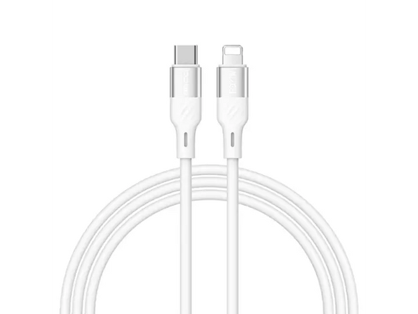 Recci PD 27w Type-C To Lightning 150cm Cable White