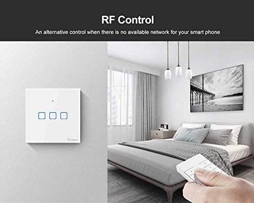 SONOFF TX_ T2_ UK_ 3C_ White Series WiFi Wall Switches