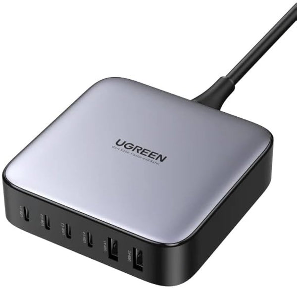 Ugreen Nexode 200W 6-Port USB Desk Charger space grey