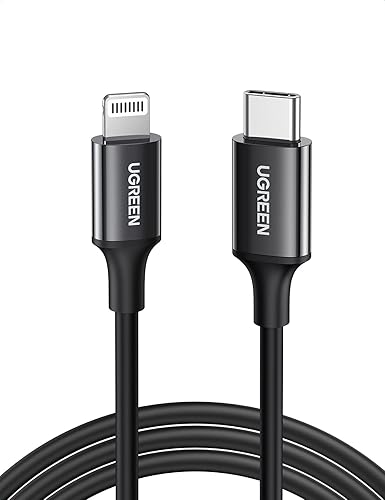UGREEN USB-C TO LIGHTNING Fast Charging CABLE 2M Black
