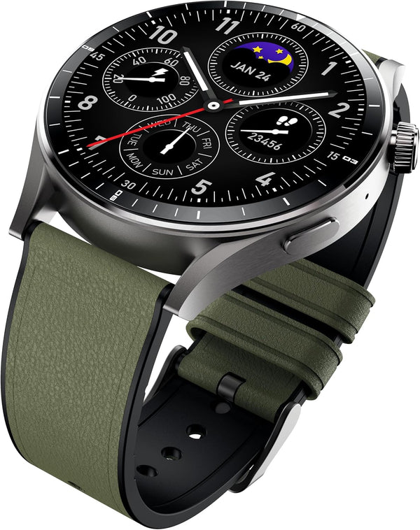 Infinix XWatch N4 pro (XW4E) -Titanium Grey,1.43" Amoled HD screen, IP68 Waterproof, Up to12 days usage time, V5.3,Heart rate,SPO2,300mAh battery, Wireless Charging, supports call,12 Month Warranty.