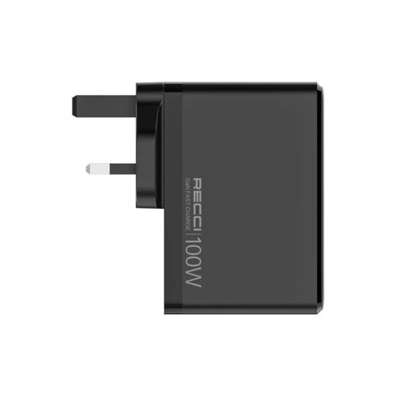 Recci  Smart Charger 100W GaN 4 Ports PD+QC3.0