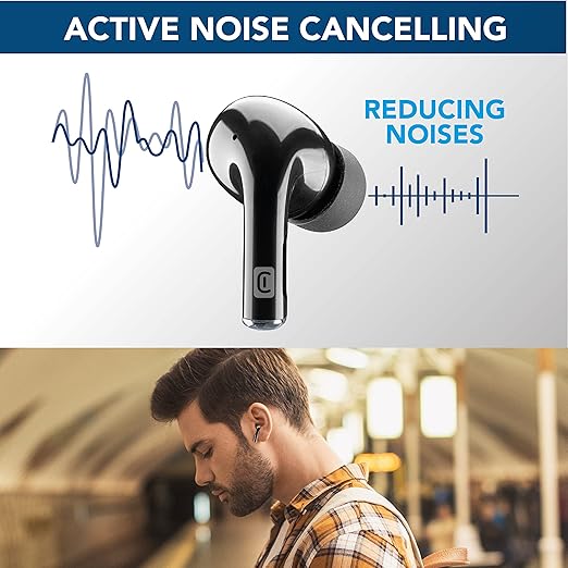 Cellularline Vivid Headset TWS ANC with active noise cancelling