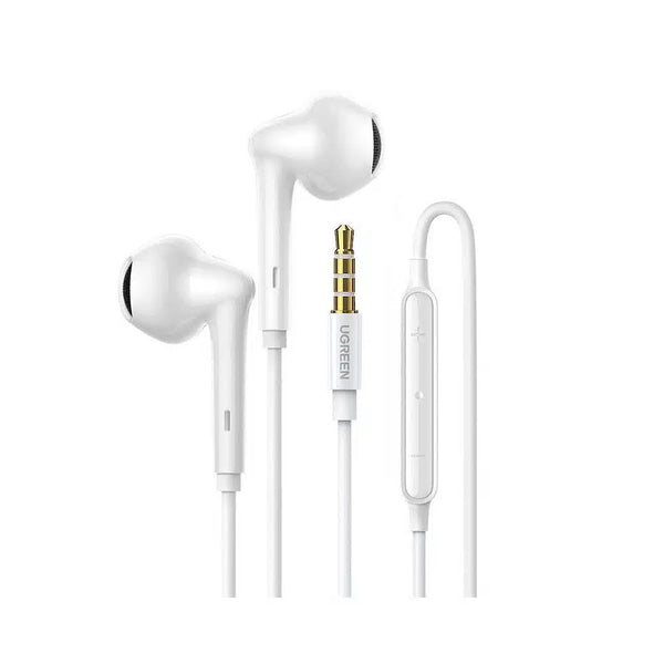 UGREEN EP101 Wired Earphones with 3.5mm Plug White