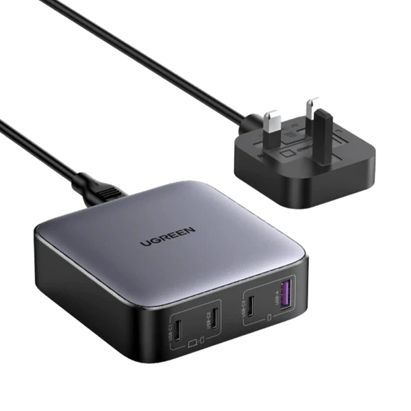 UGREEN Nexode 100W Desktop Charger 4-Port 1*USB-A+3*USB-C  Gray
